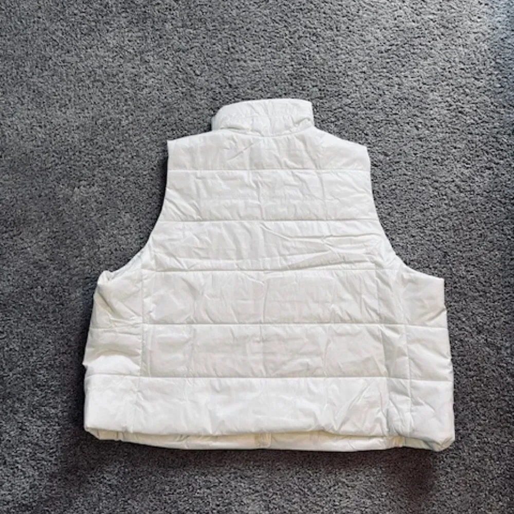 J. Crew white Puffer vest - 3X